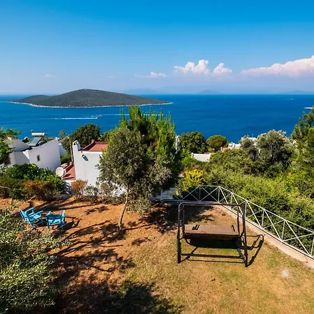 Gorgeous House With Amazing View Near Sea In Bodrum Golturkbuku